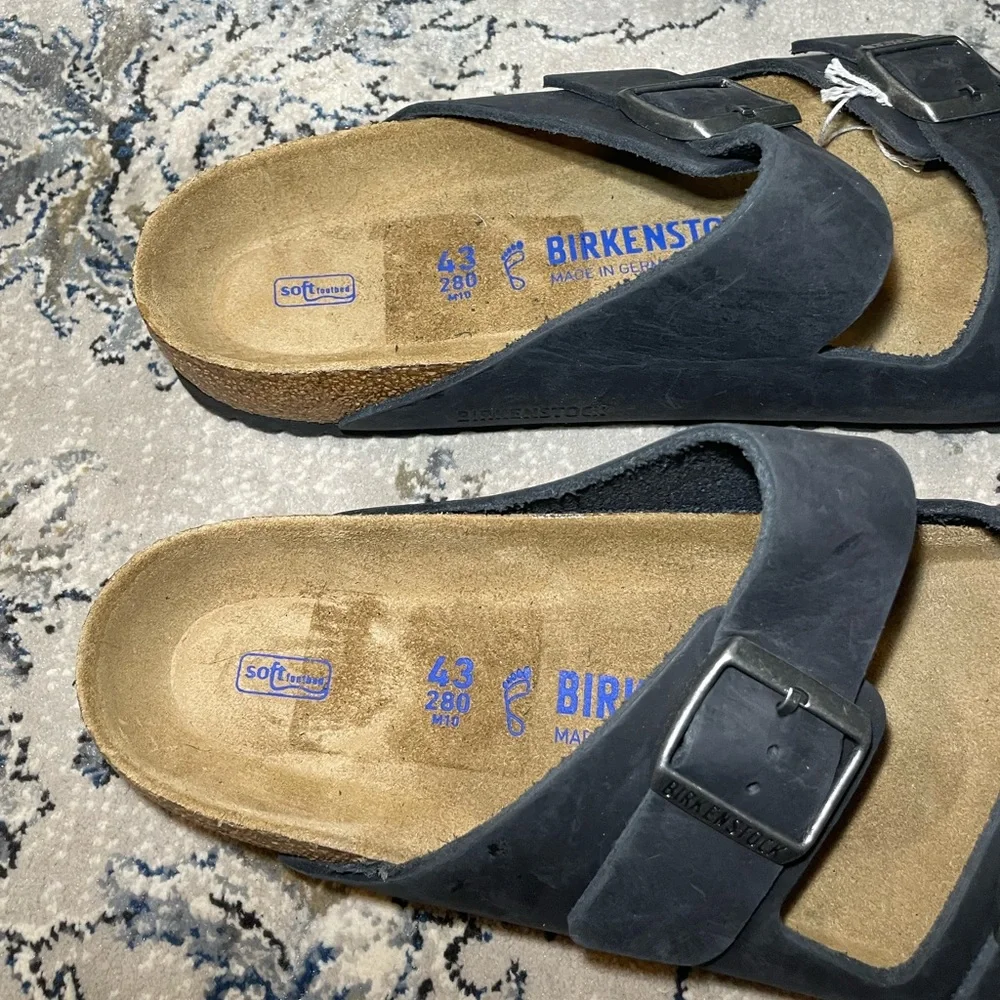 Birkenstock Arizona Soft Footbed Oiled Leather Black